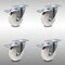 Service Caster 4 Inch SS Nylon Wheel Swivel Top Plate Caster Set with Total Lock Brake SCC SCC-SSTTL20S414-NYS-4 - alternate 1